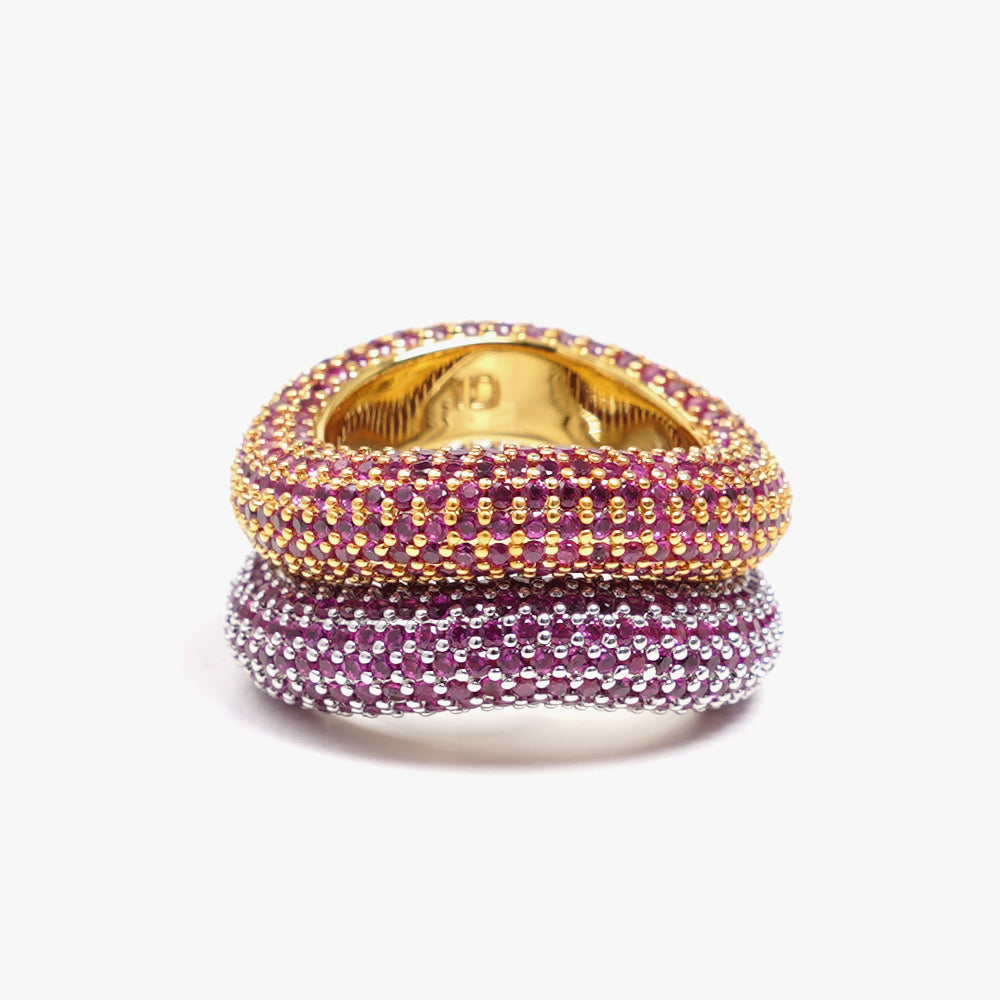 Beyond ring pink gold