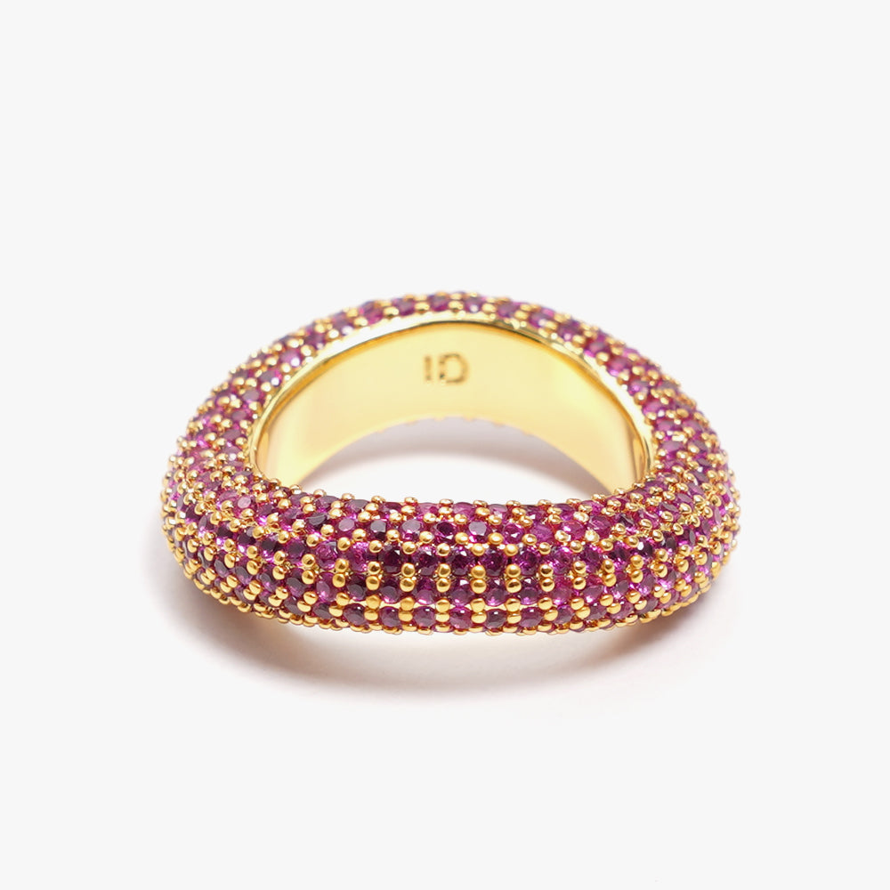 Beyond ring pink gold