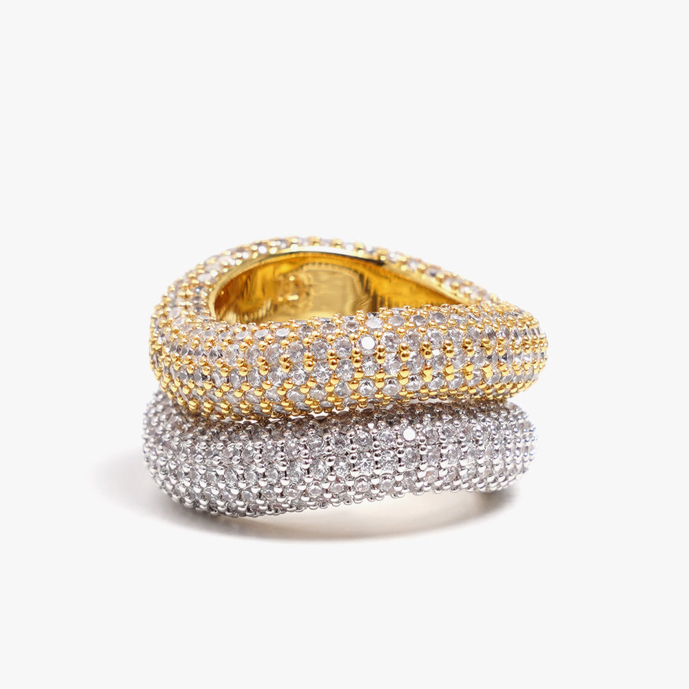Beyond ring white silver