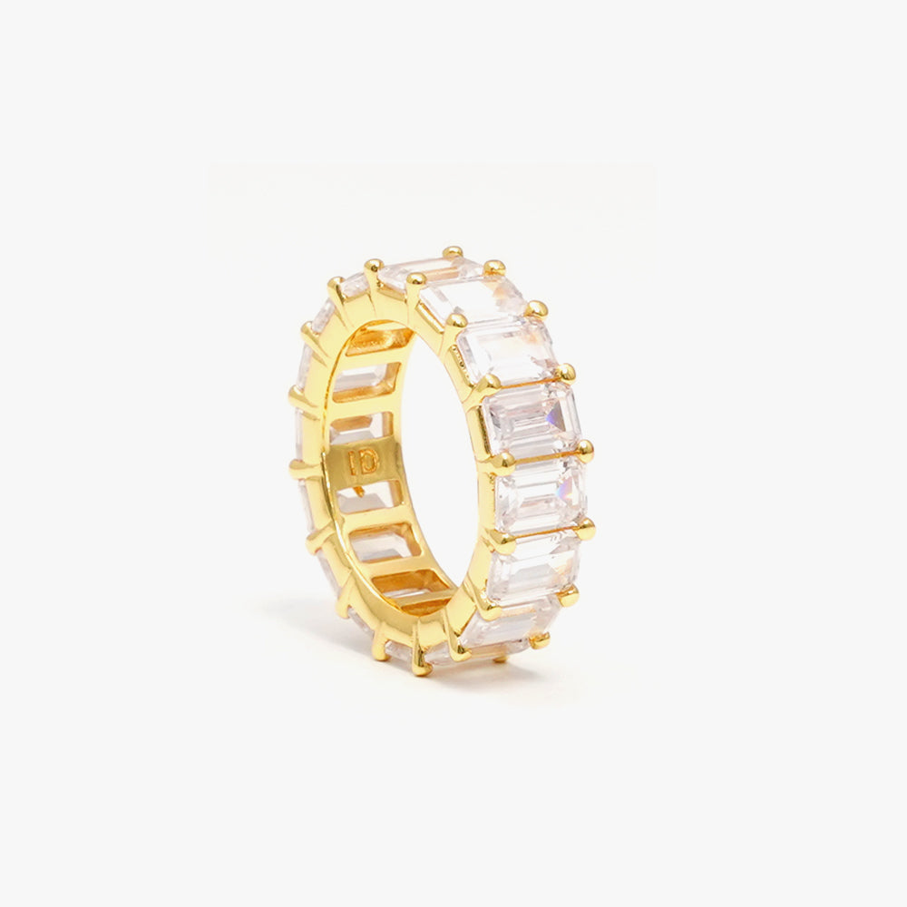 Chunky ring white gold