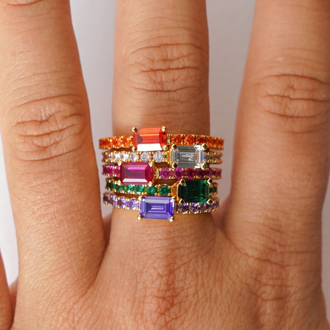 Ultra slim ring pink gold
