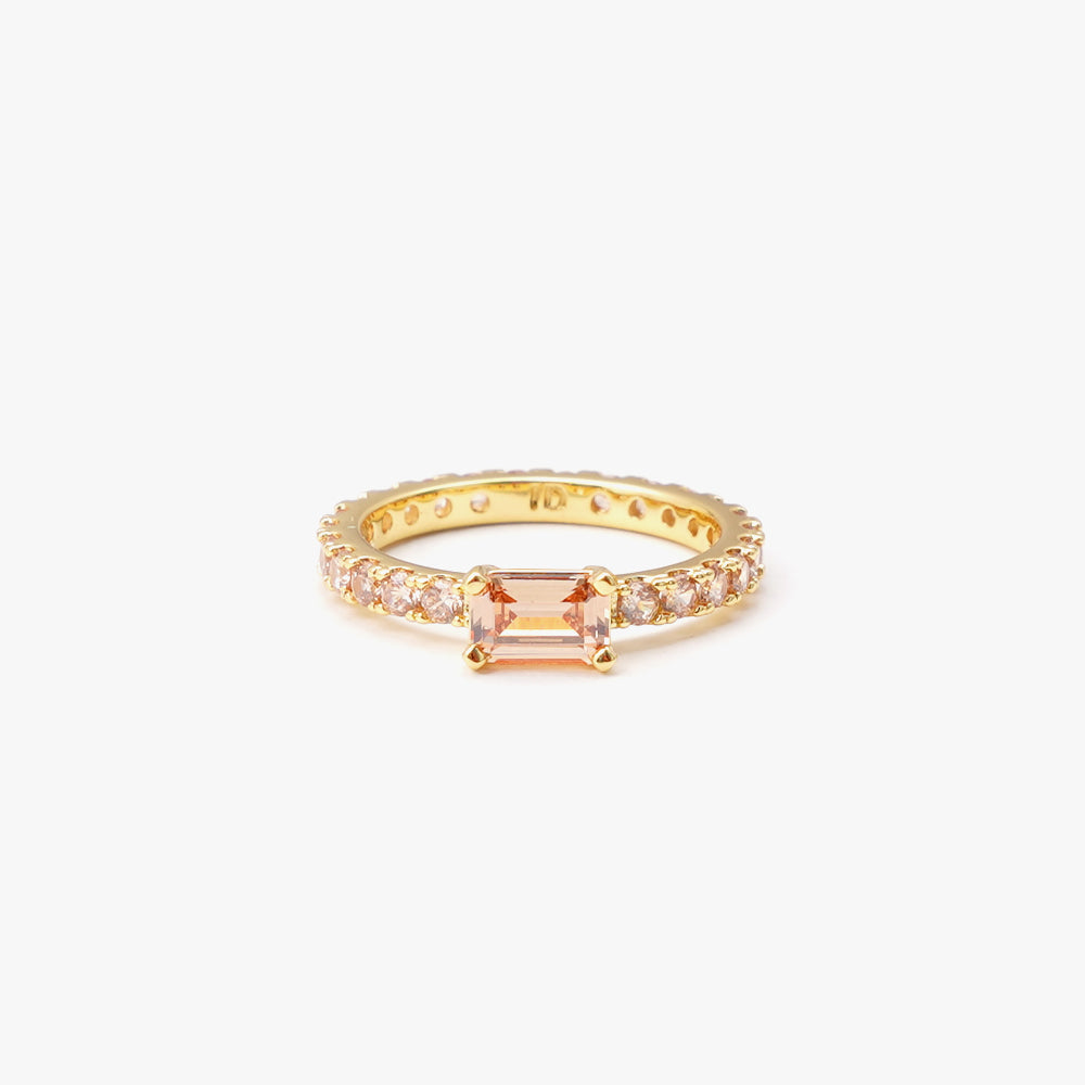 Ultra slim ring beige gold