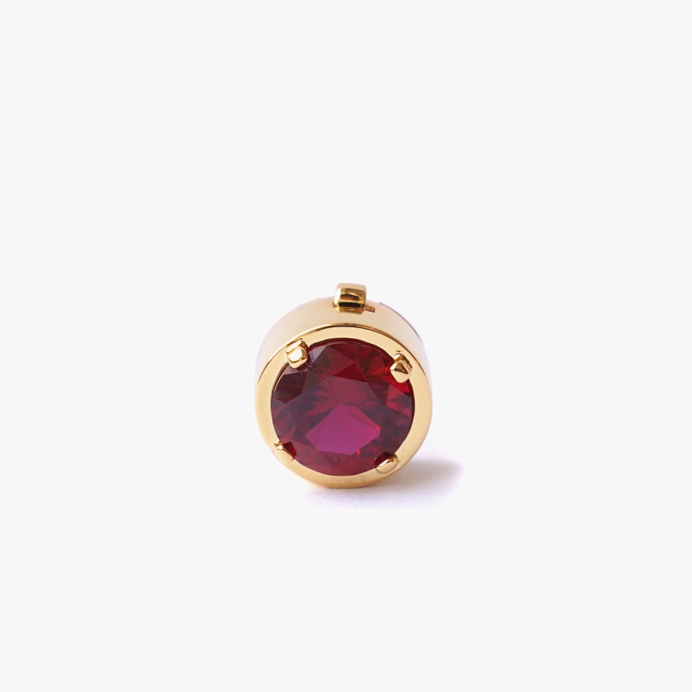 Mega circle button cover pink gold