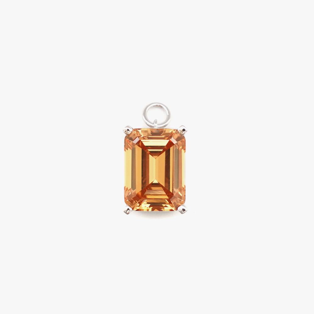 Mega pendant beige silver