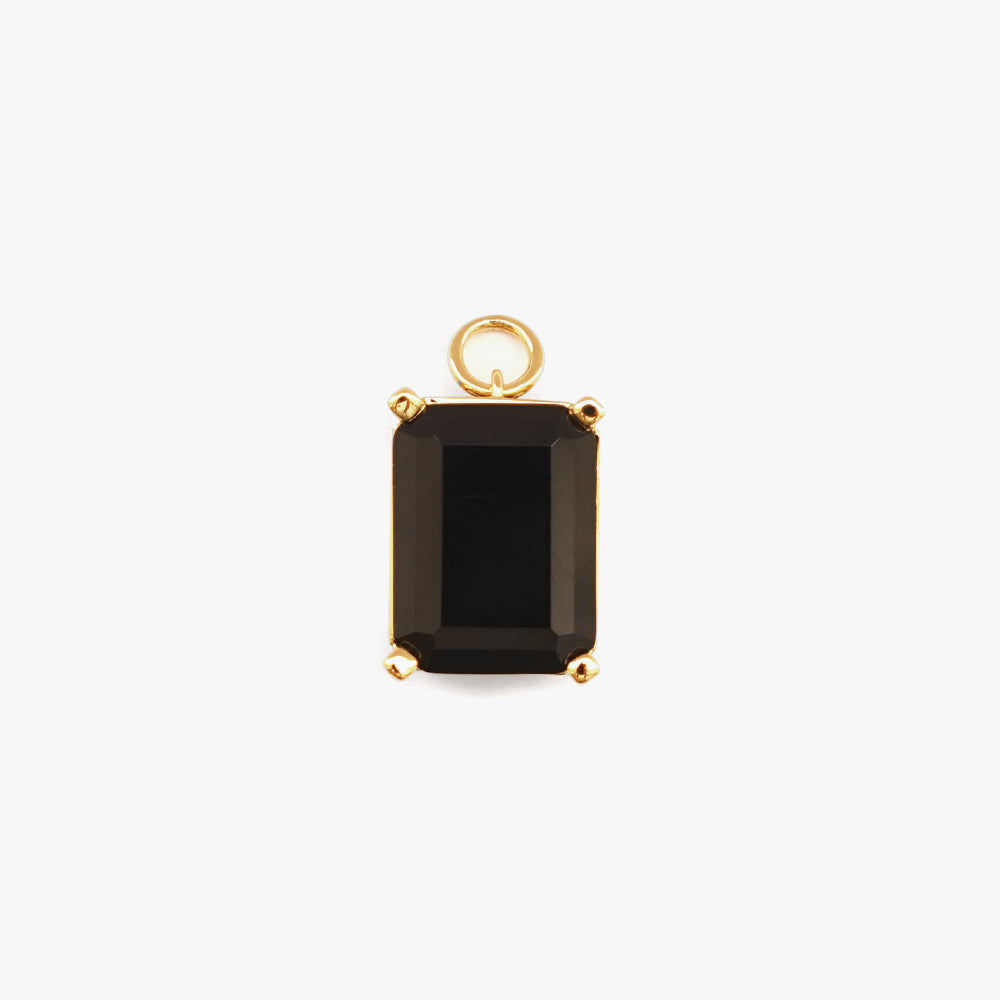 Mega pendant black gold