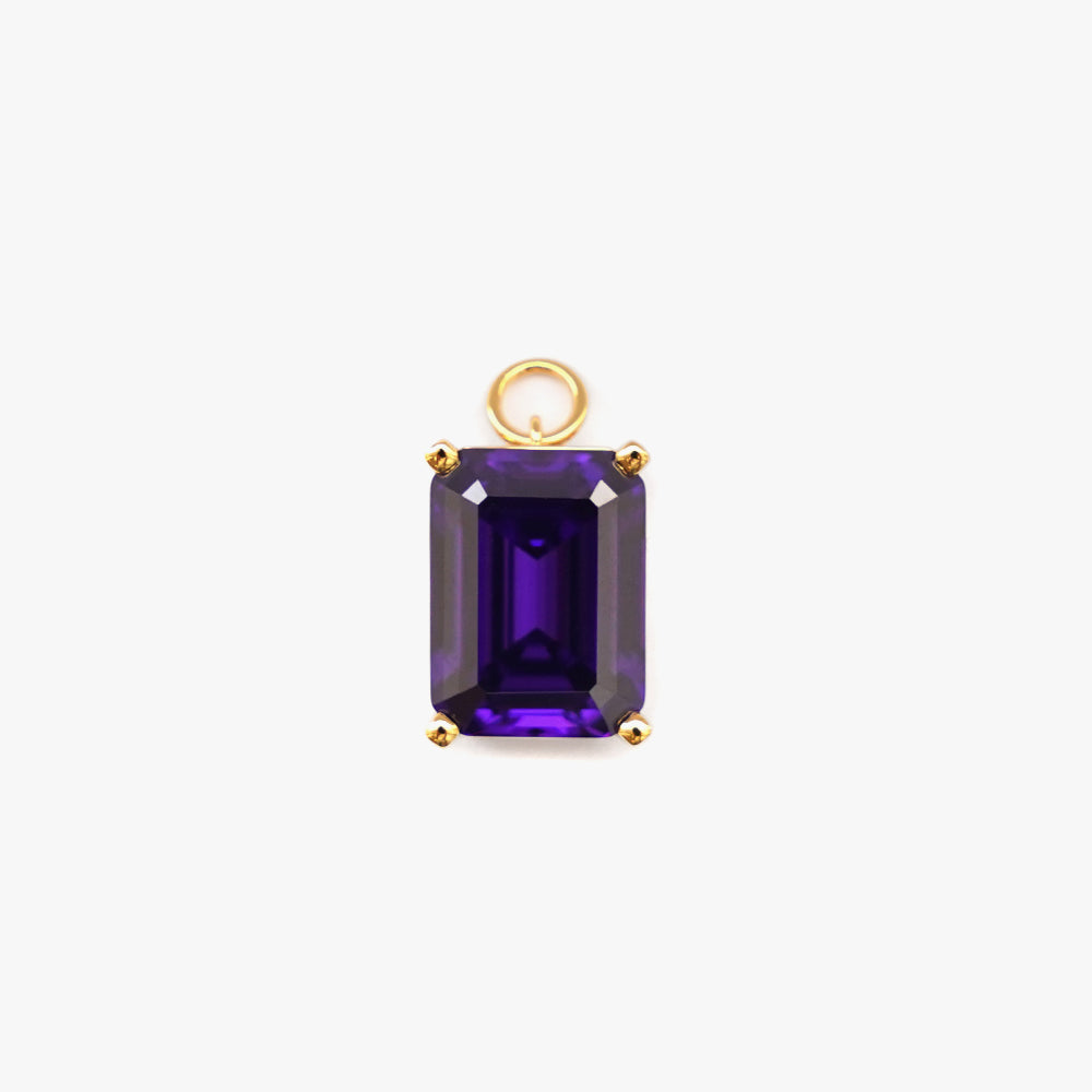 Mega pendant lilac gold