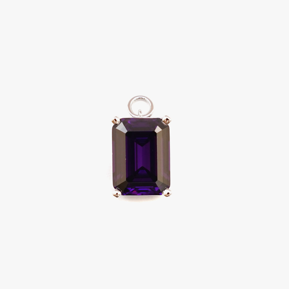 Mega pendant lilac silver