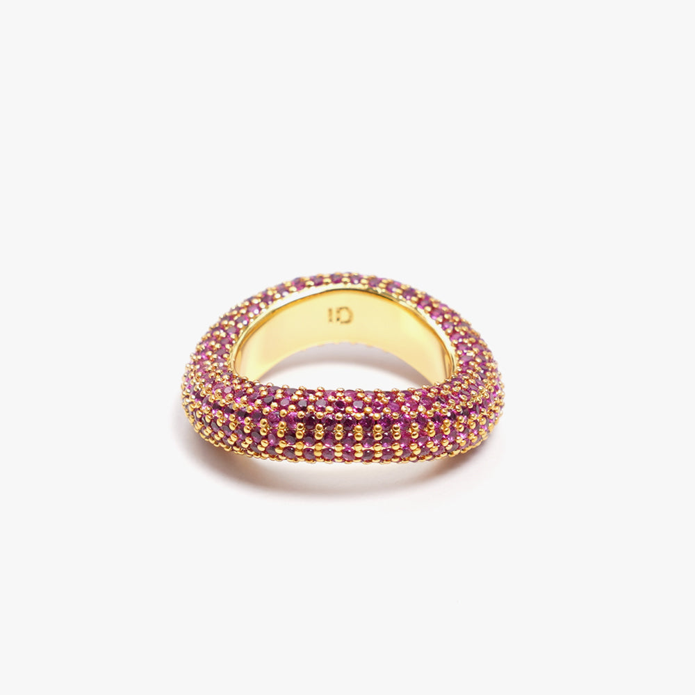 Beyond ring pink gold
