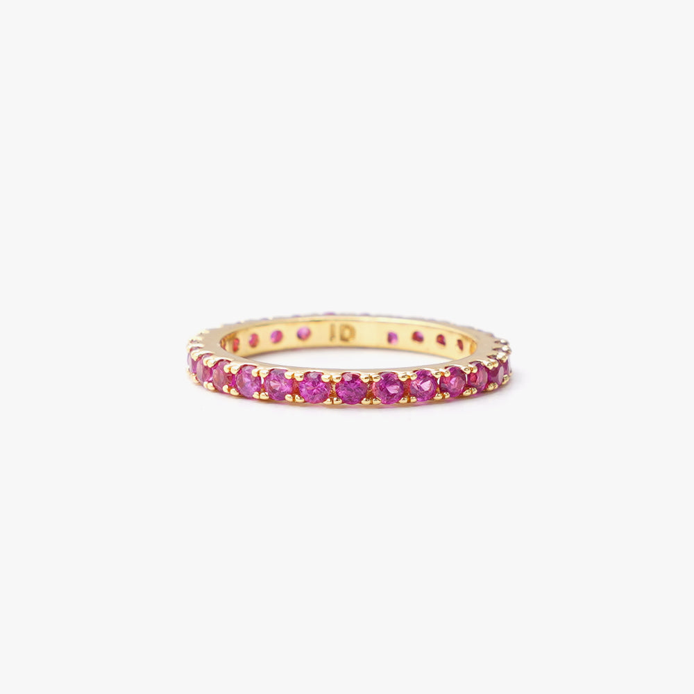 Slim ring pink gold