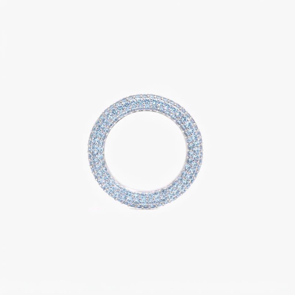 Colorful ring turquoise silver