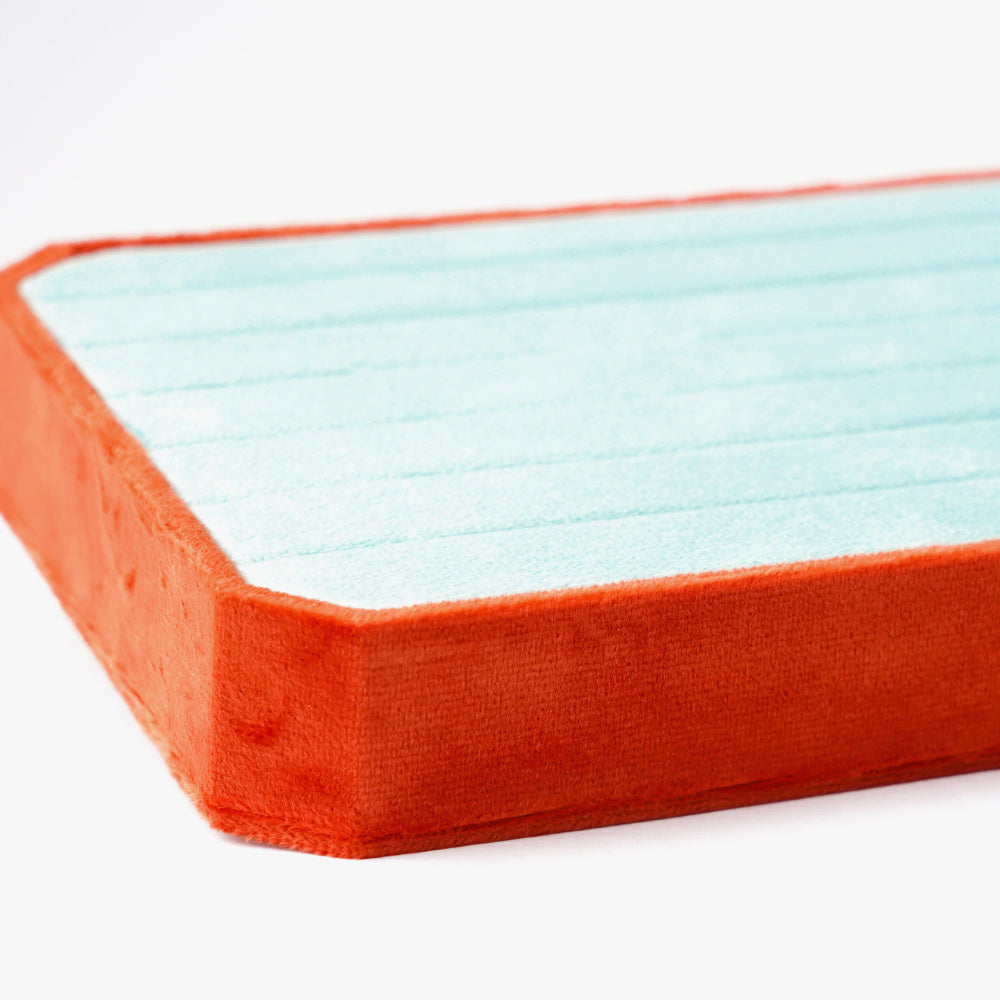 The Display turquoise/orange large