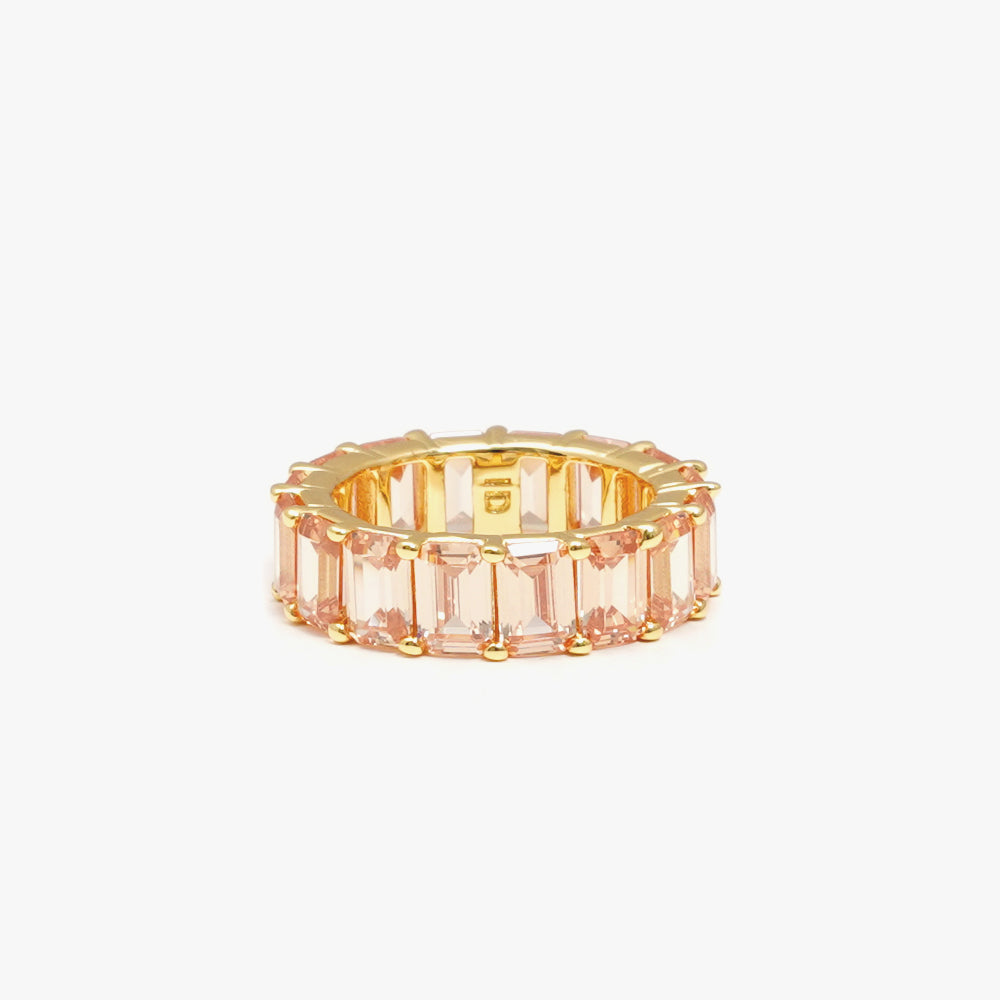 Chunky ring beige gold