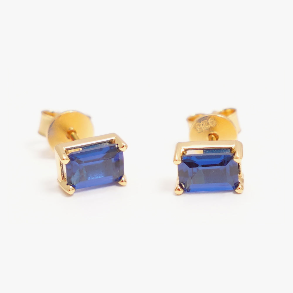 Colorful studs blue gold