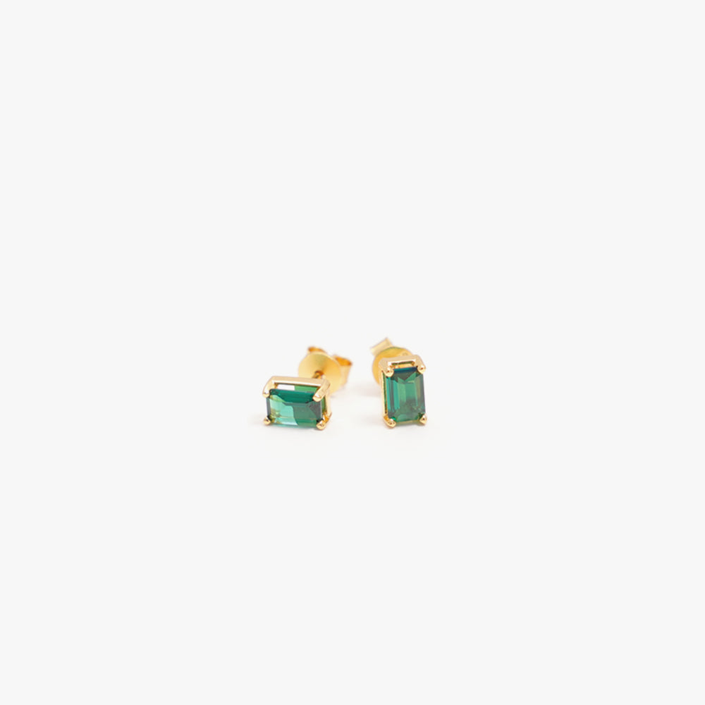 Colorful studs green gold
