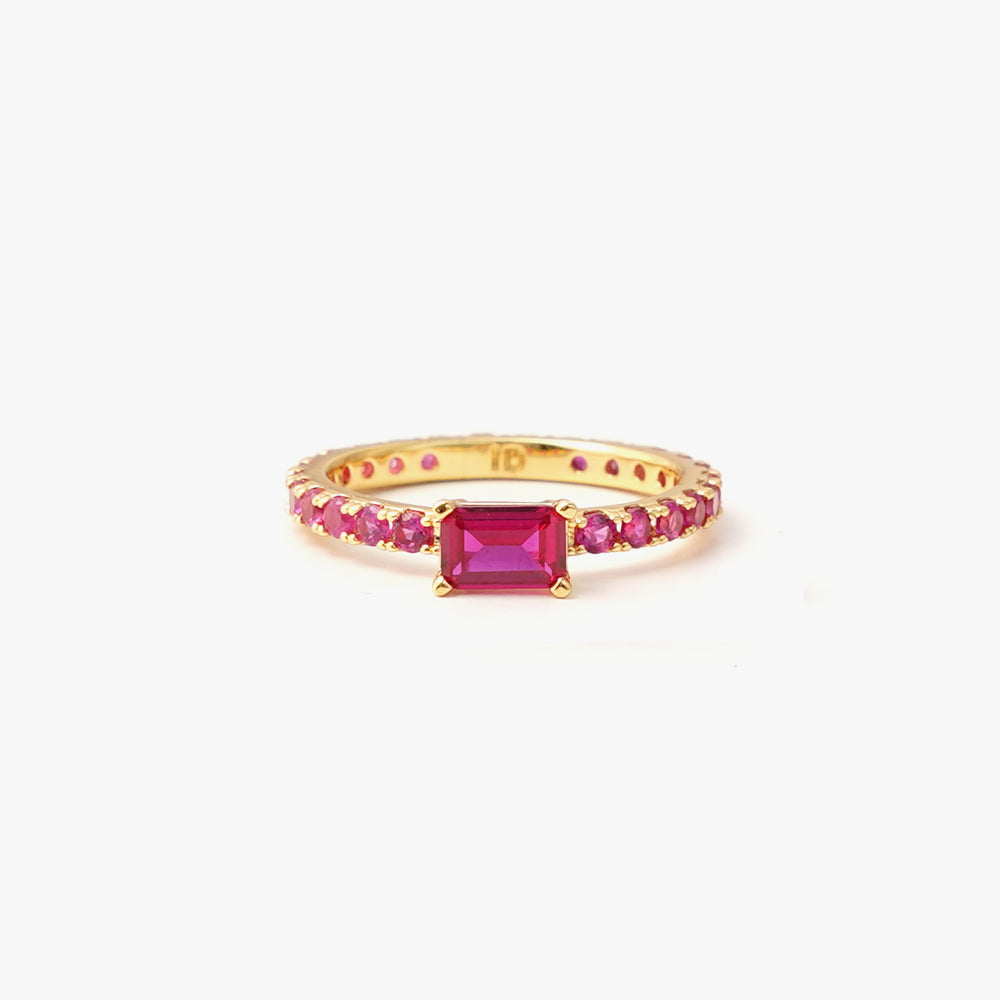 Ultra slim ring pink gold