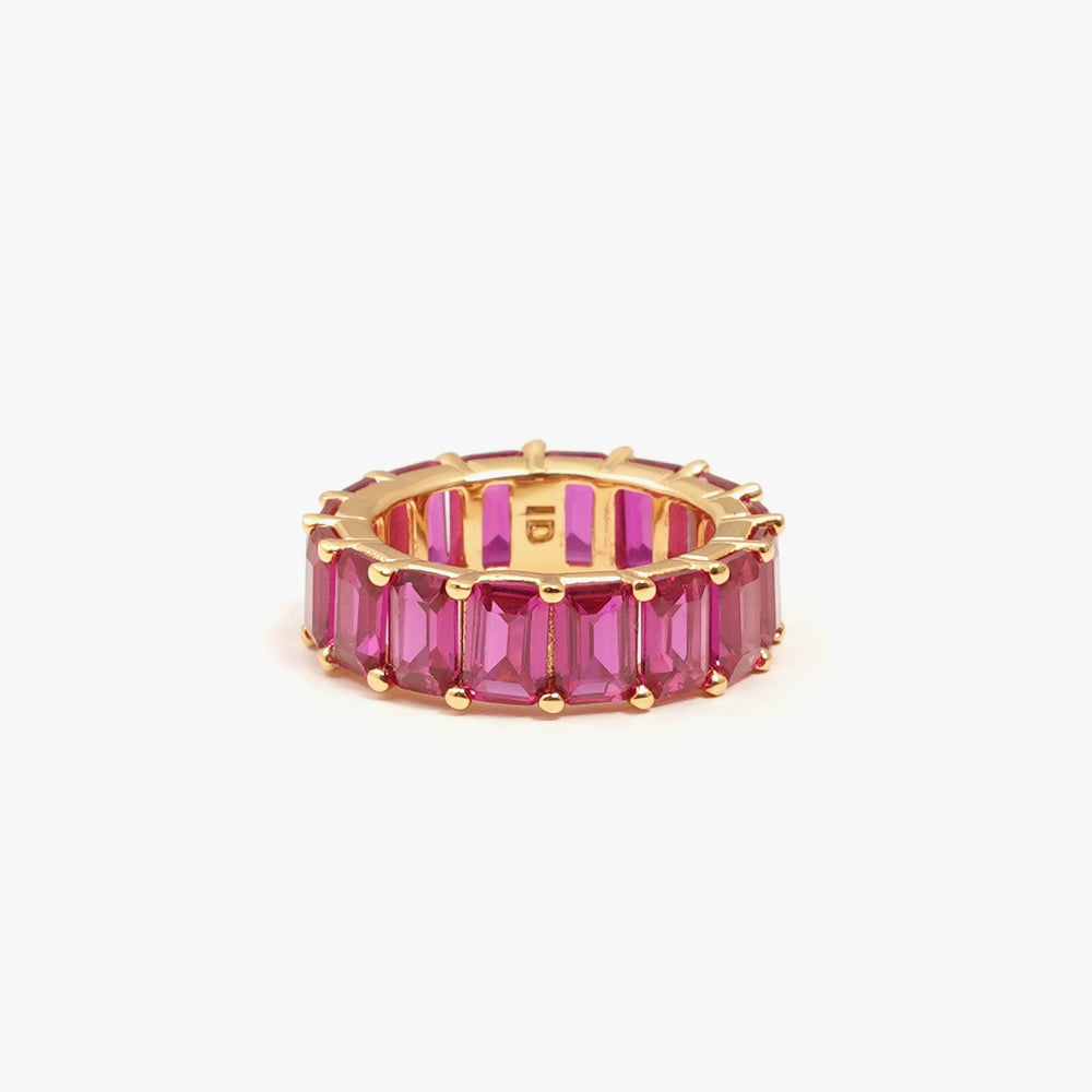 Chunky ring pink gold