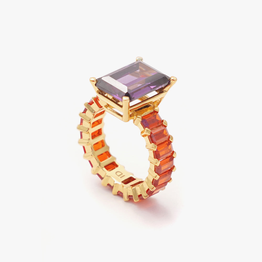 Ultra ring purple gold