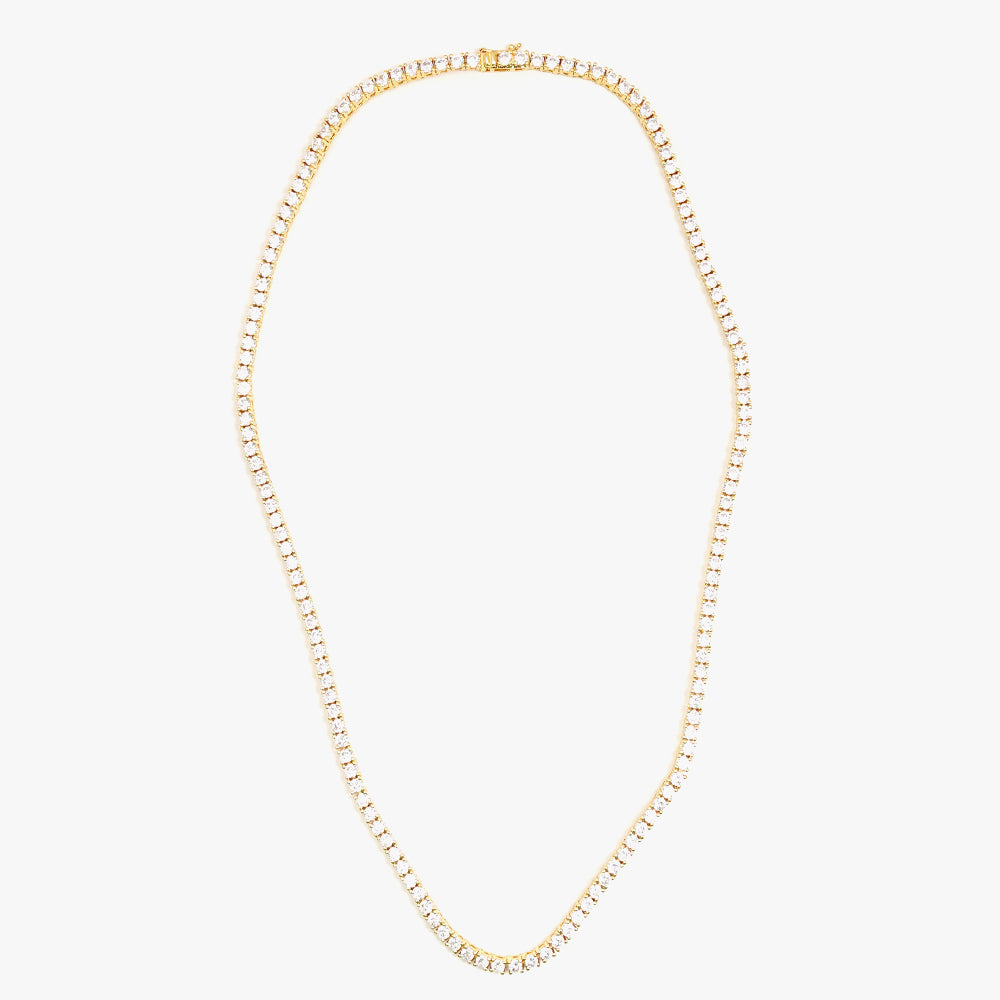Tennis necklace white gold